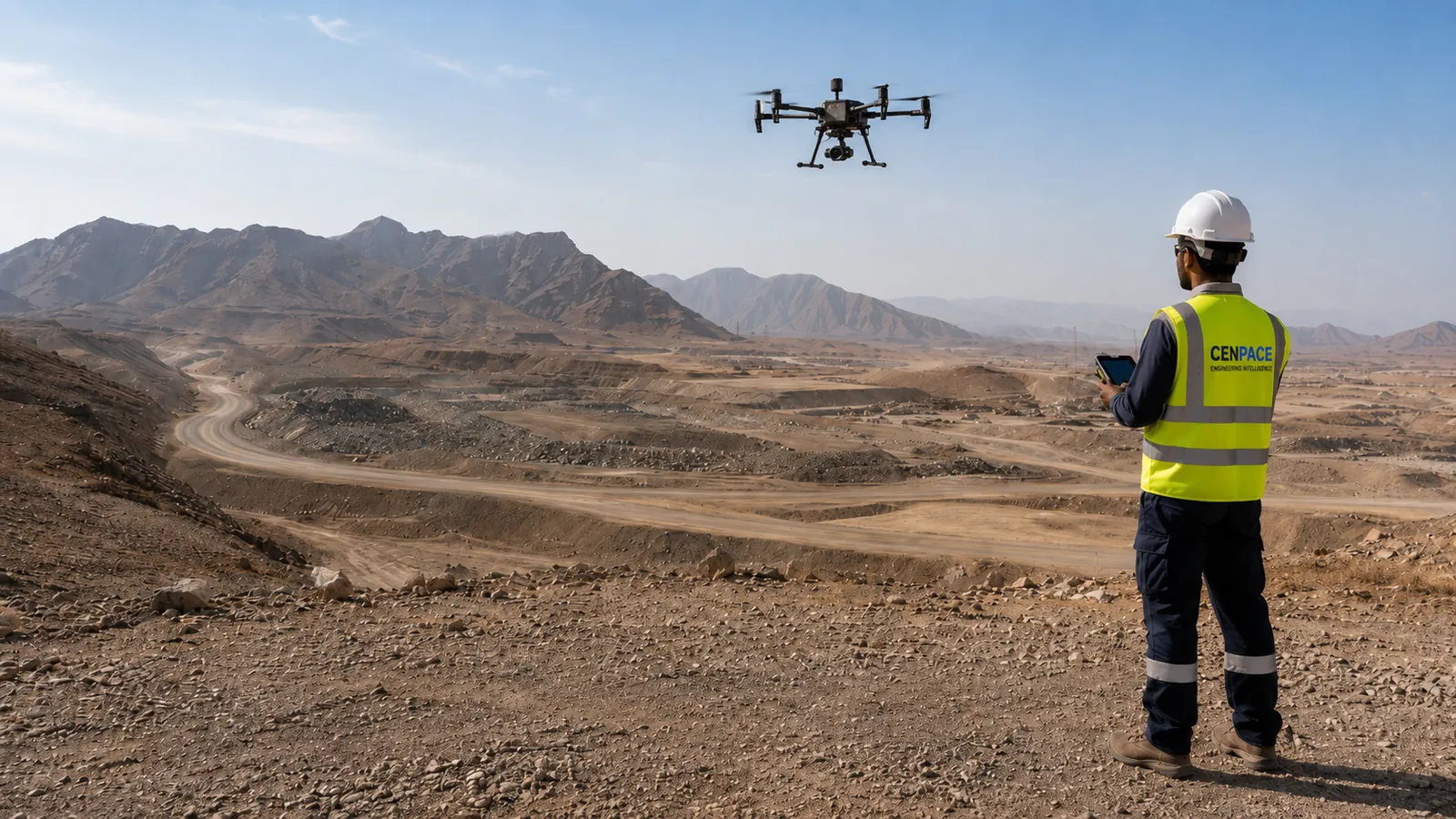 UAV LiDAR corridor survey over terrain in Central Asia